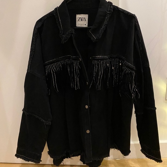 sparkly jacket zara